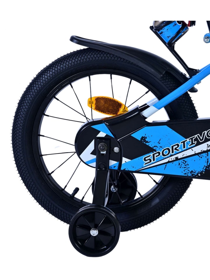 Volare Kinderfahrrad Rocky Fahrrad für Jungen 16 Zoll Kinderrad Blau Schwarz 4 Jahre günstig kaufen onesize