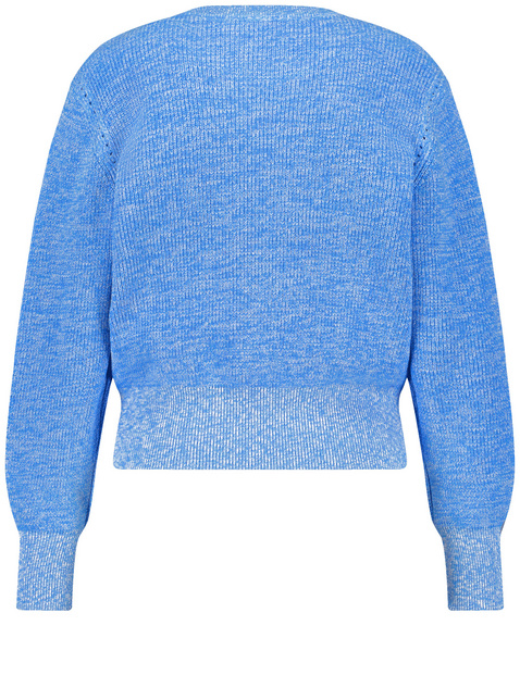 Pullover aus Baumwoll-Rippstrick