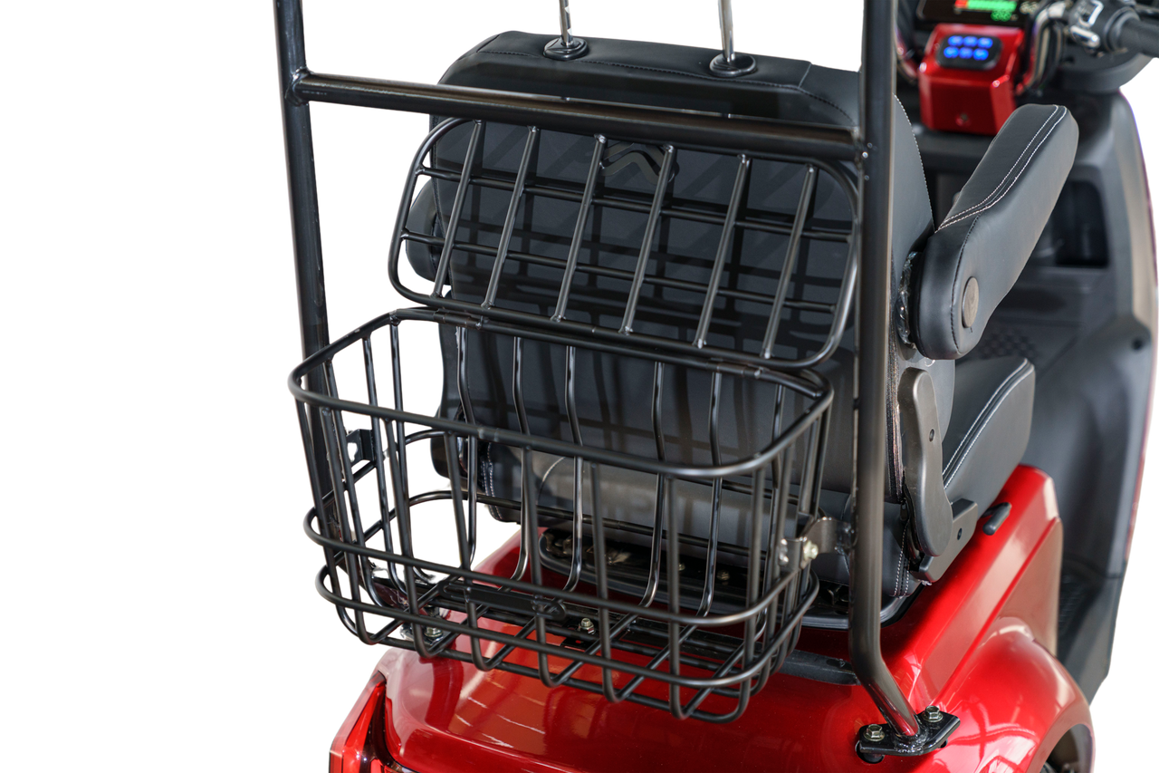 Stormborn R5 Elektro-Dreiradroller 25 km/h - rot - mit Dach