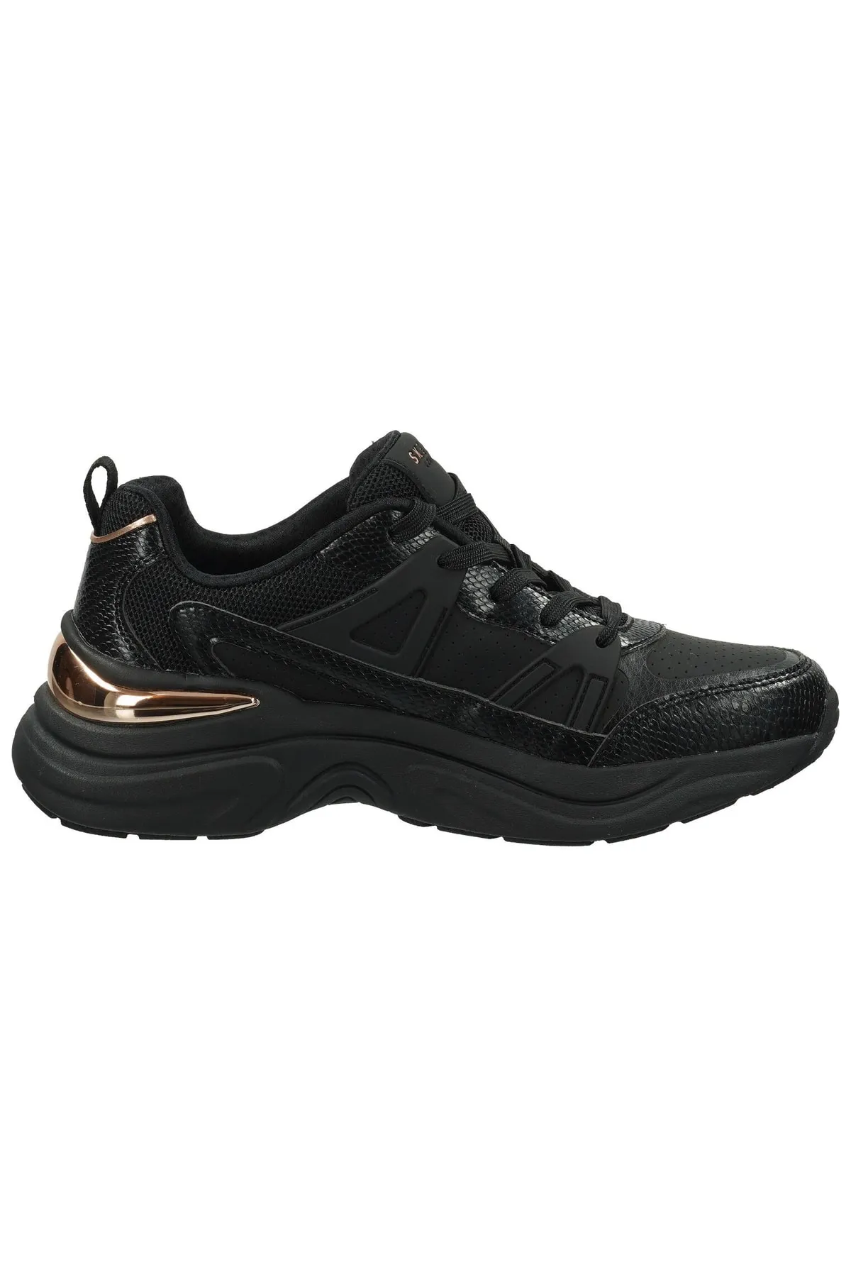 SKECHERS  Sneaker - Schwarz - Flacher Absatz