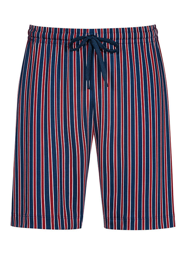 Mey, Pyjamashorts, Baumwoll-Jersey, rot-blau gestreift