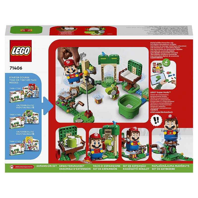 71406 Ensemble d'extension la maison cadeau de Yoshi LEGO Super Mario