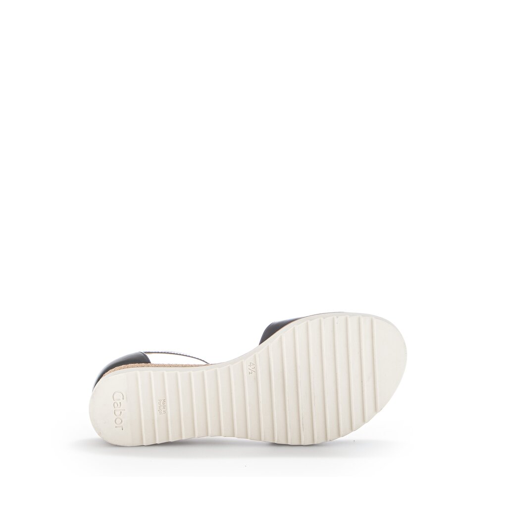 Gabor comfort Keilsandalette schwarz