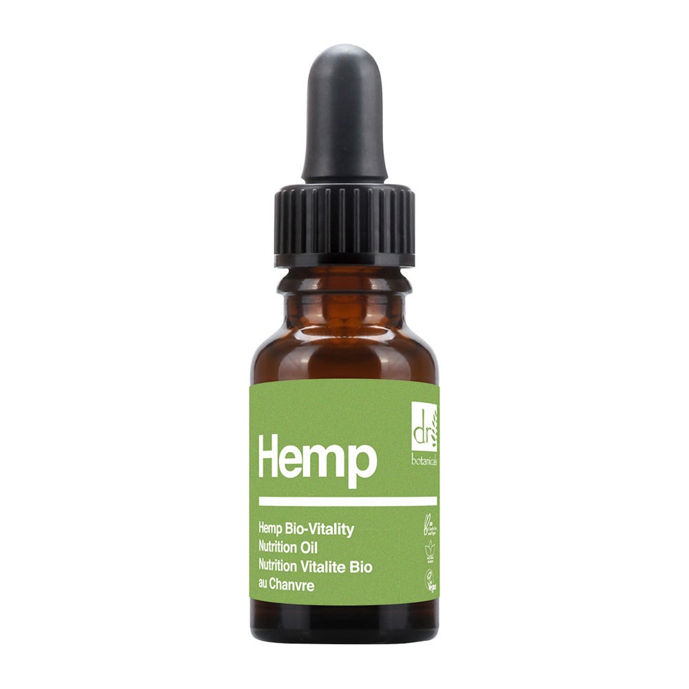 apothecary by dr botanicals Huile Visage Nourrissante au Chanvre Bio-Vitalité Huile visage