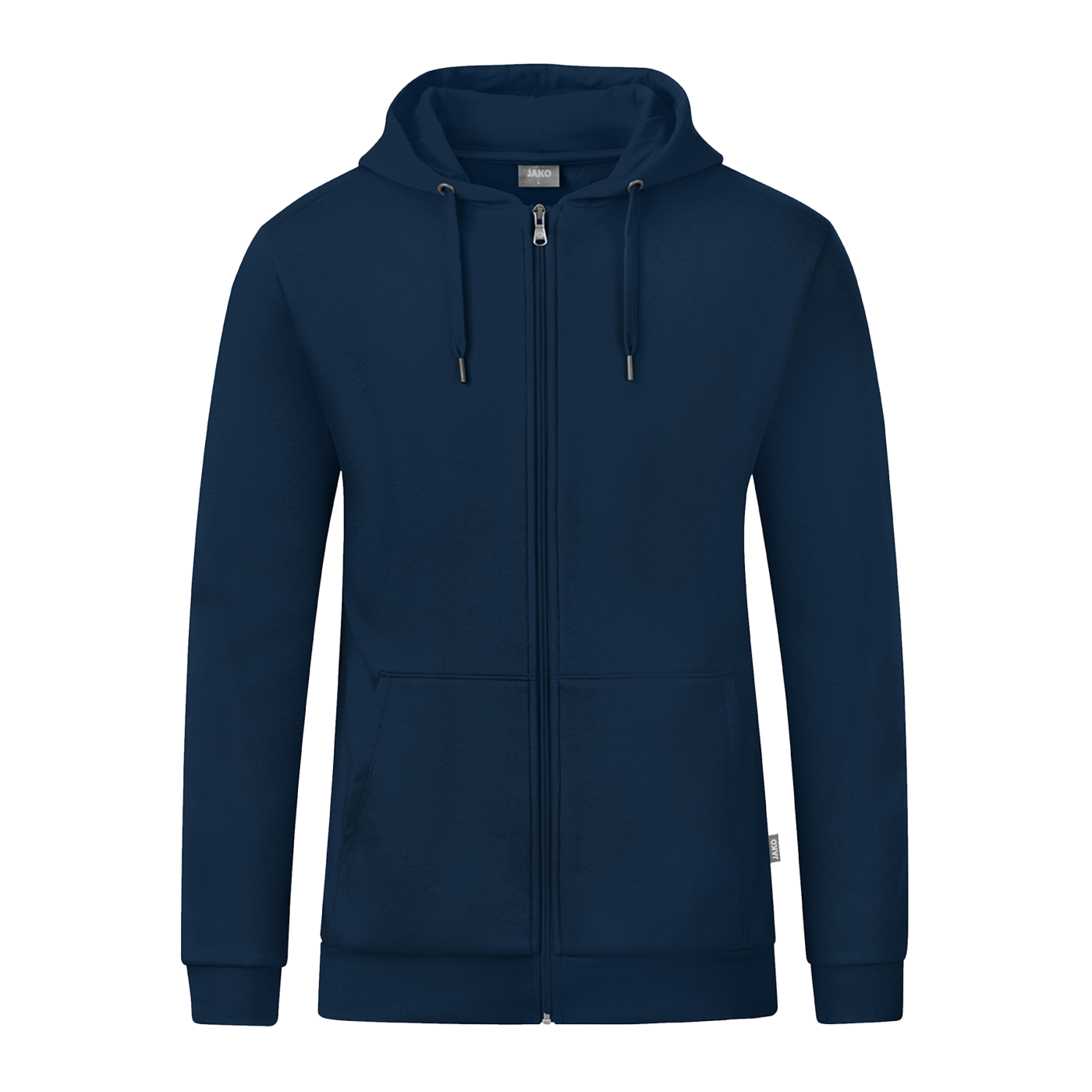 JAKO Organic Kapuzenjacke Blau F900