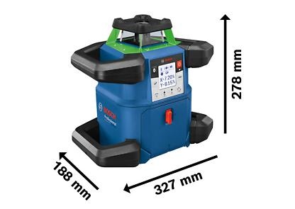 Rotační laser Bosch GRL 650 CHVG Professional, zelená, 18V 4,0Ah, ProCore, modrý 0601061V00