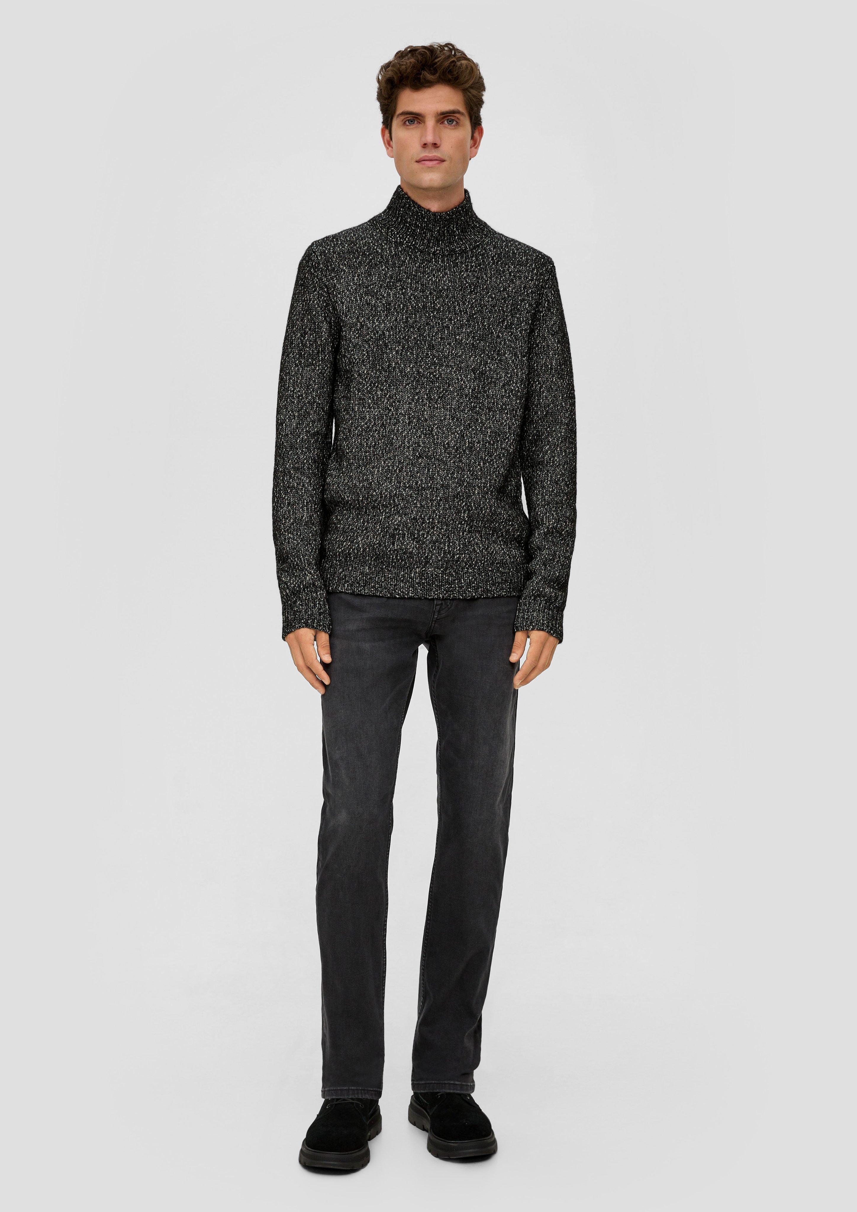 Strickpullover in melierter Optik  2124534-99X0
