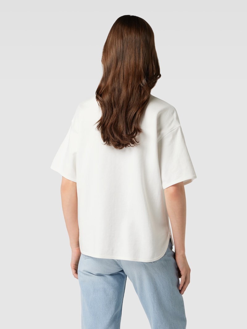 Sweatshirt mit 1/2-Arm in offwhite