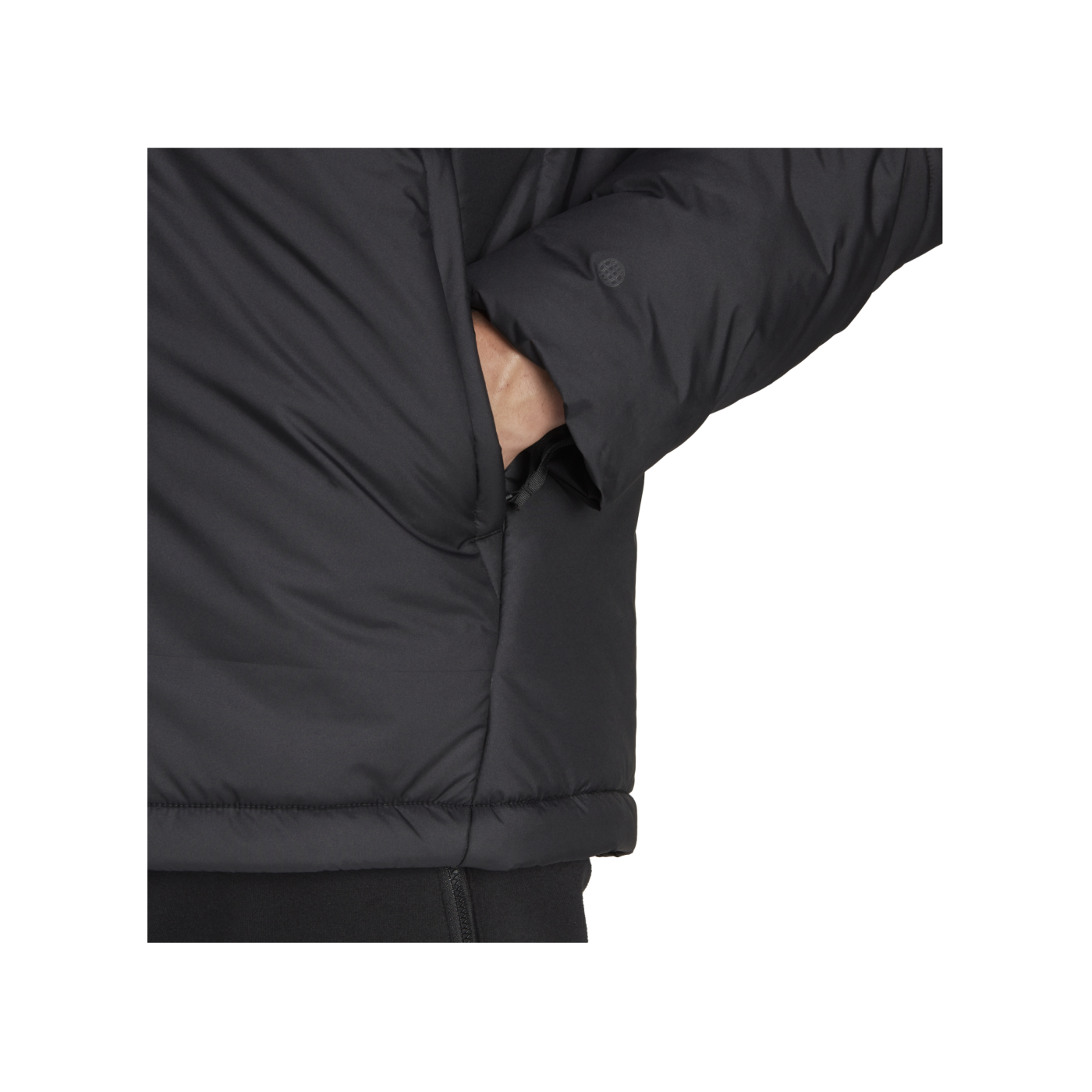 adidas 3S Puffy Jacke Schwarz