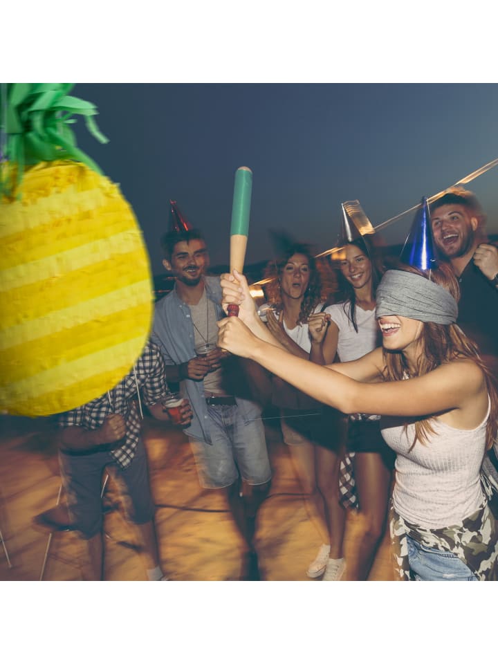 relaxdays Pinata Ananas in Gelb günstig kaufen onesize