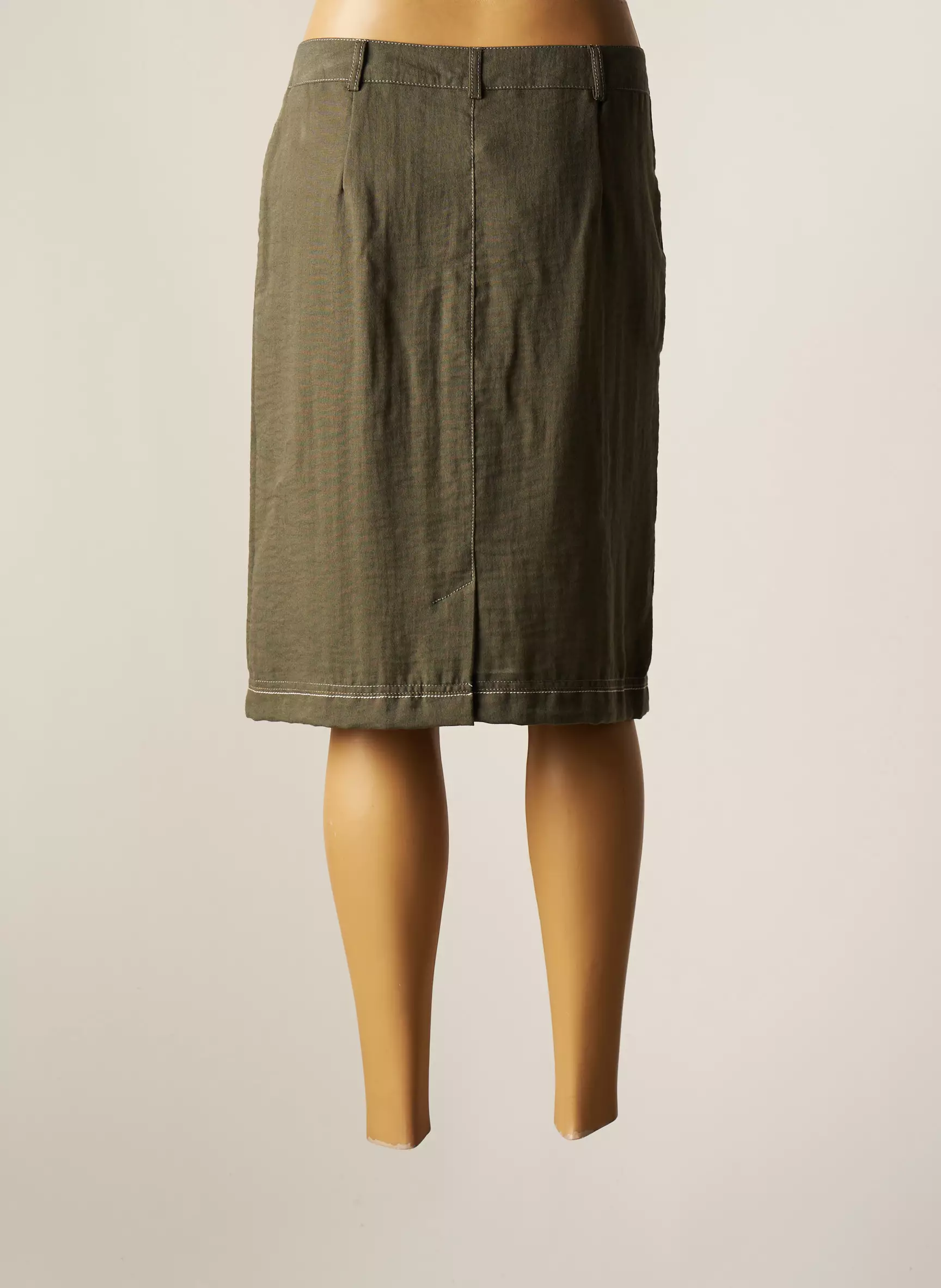 Christine Laure Jupes Mi Longues Femme couleur vert