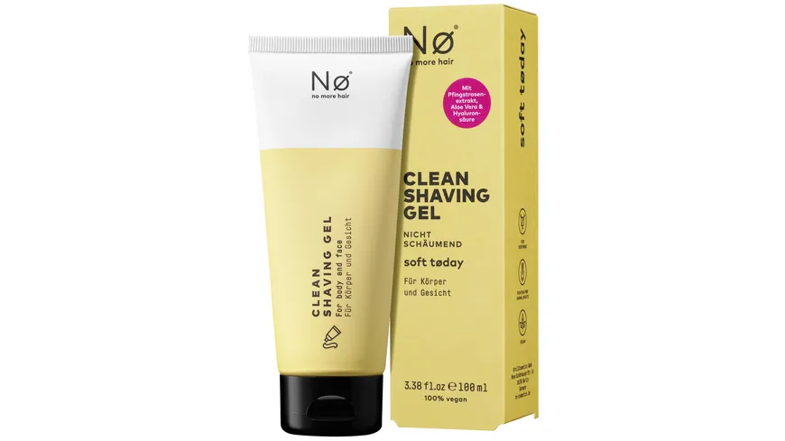 Nø Cosmetics soft tøday Clean Shaving Gel 100 ml