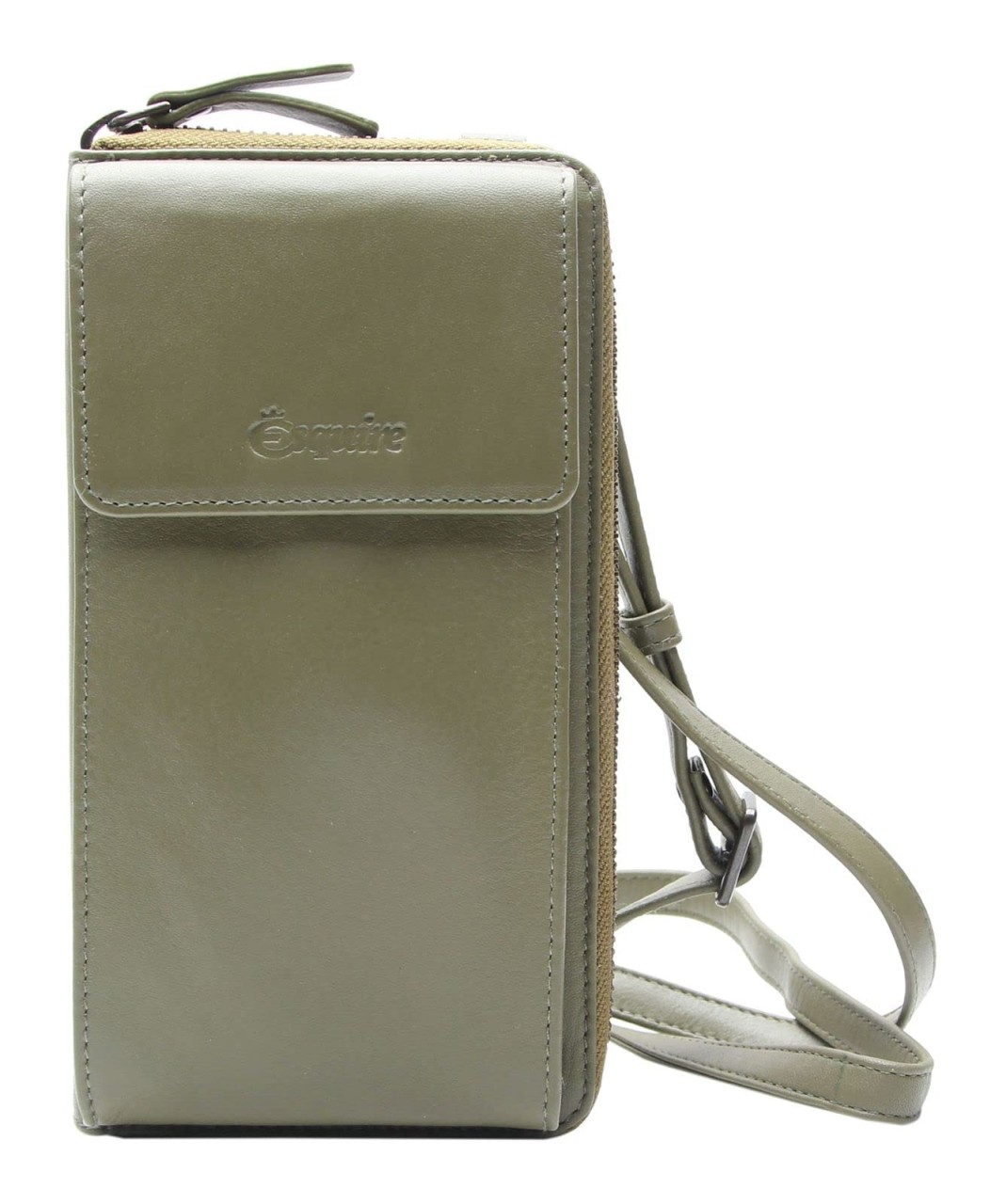 ESQUIRE Handtaschen khaki PERU Handy RV-Langbörse