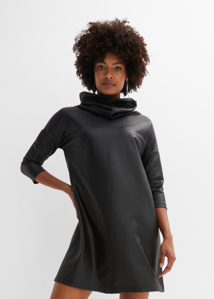 Lederimitatkleid