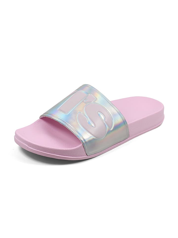 Levi´s Pantoletten in Rosa/ Silber günstig kaufen
