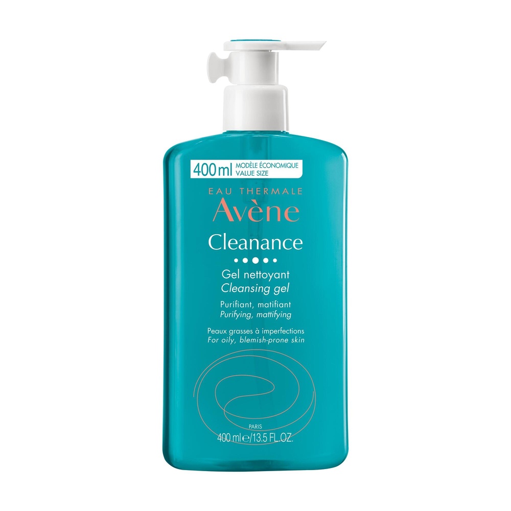 Avène CLEANANCE Gel nettoyant 400ml Mousse démaquillante