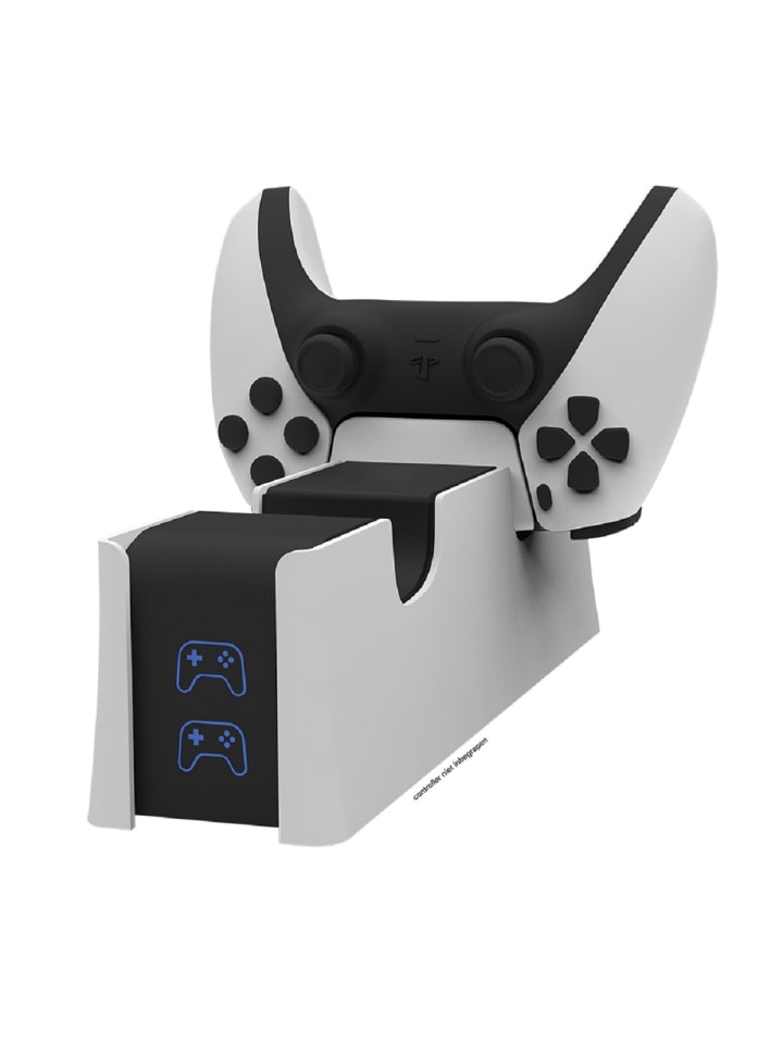 COFI 1453 Ladestation Charger für 2 Controller kompatibel mit PS5 Controller in Weiß günstig kaufen onesize