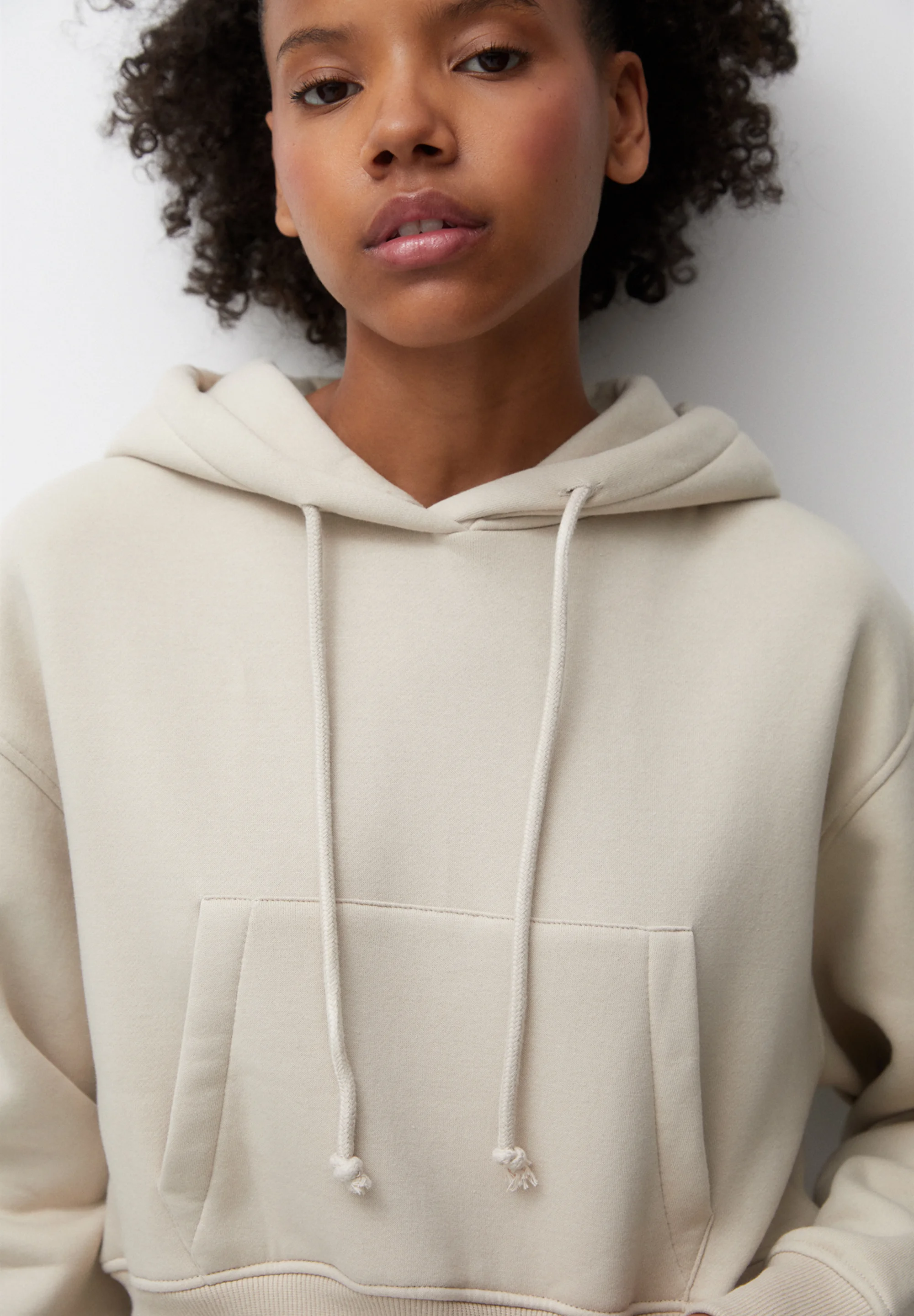 PULL&BEAR CROPPED - Sudadera con capucha
