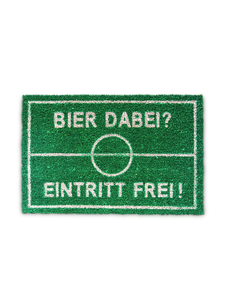 relaxdays Fußmatte Bier in Grün - (B)60 x (T)40 cm günstig kaufen onesize