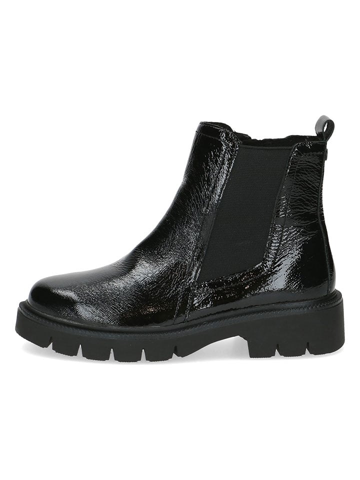 Caprice Leder-Boots in Schwarz günstig kaufen