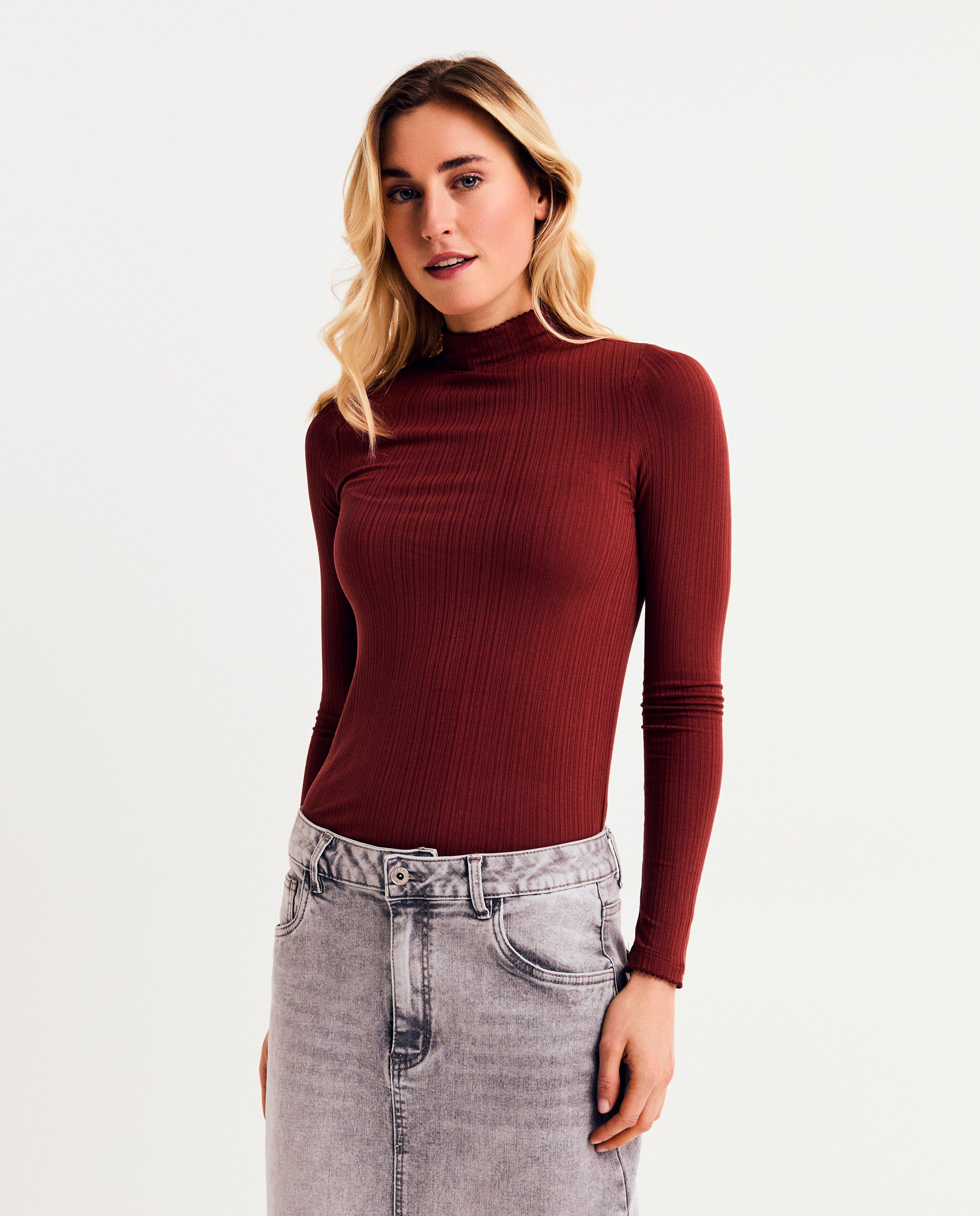 Tricou cu mânecă lungă Sora Red, roșu