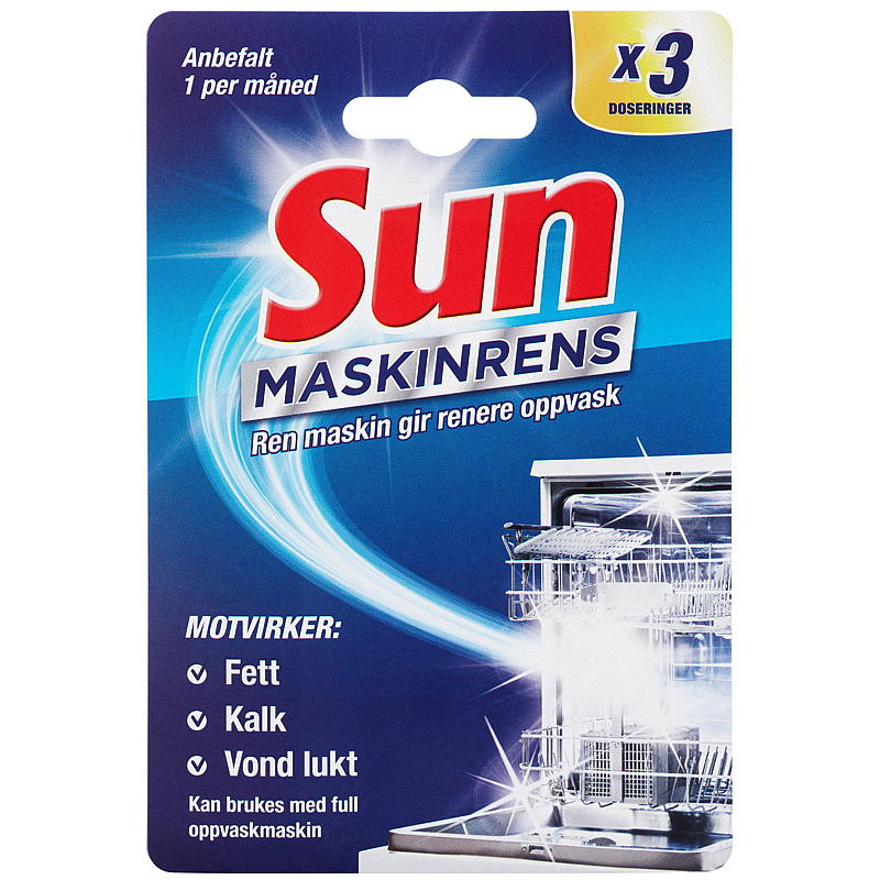 Sun Maskinrens 3-pk Sun