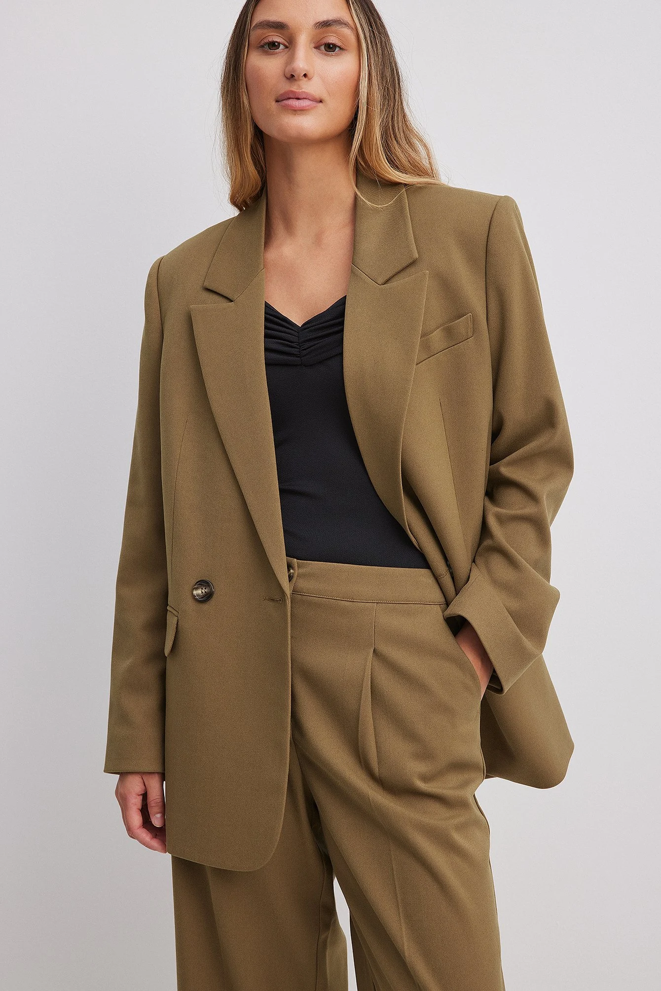 Oversize zweireihiger Blazer