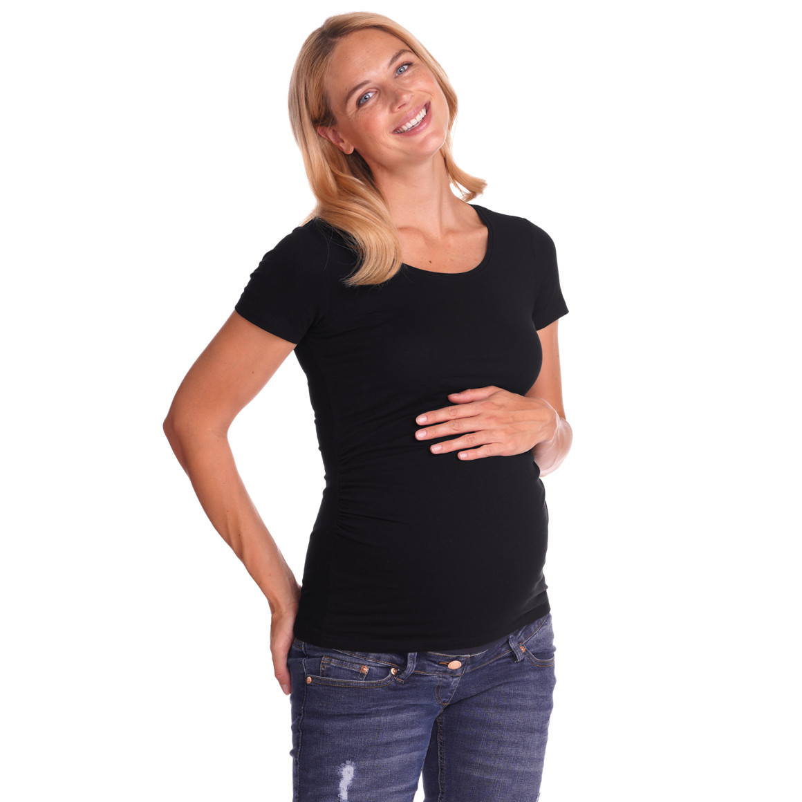 2 Damen Umstands-T-Shirts im Set