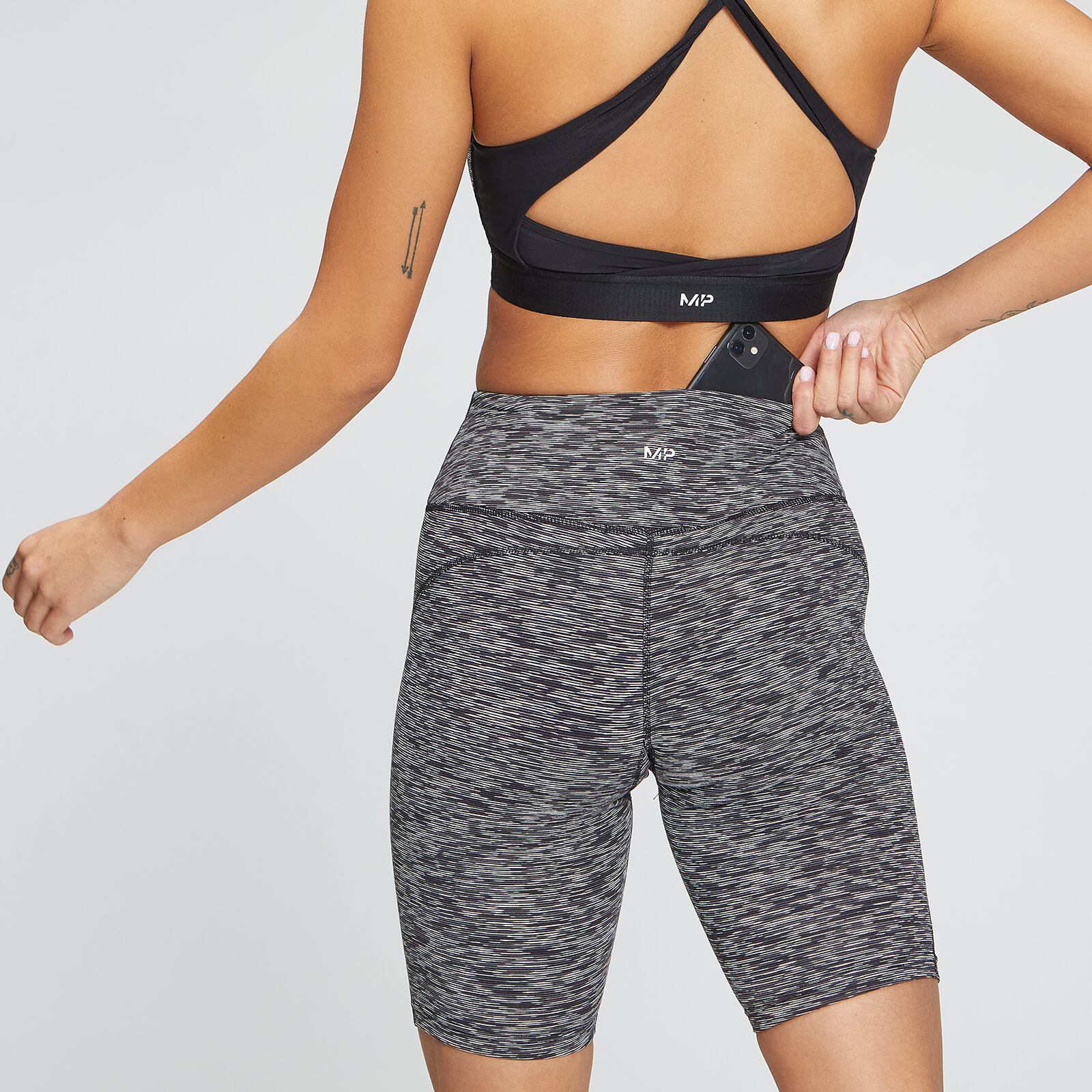 Cycliste MP Power pour femmes – Noir et gris