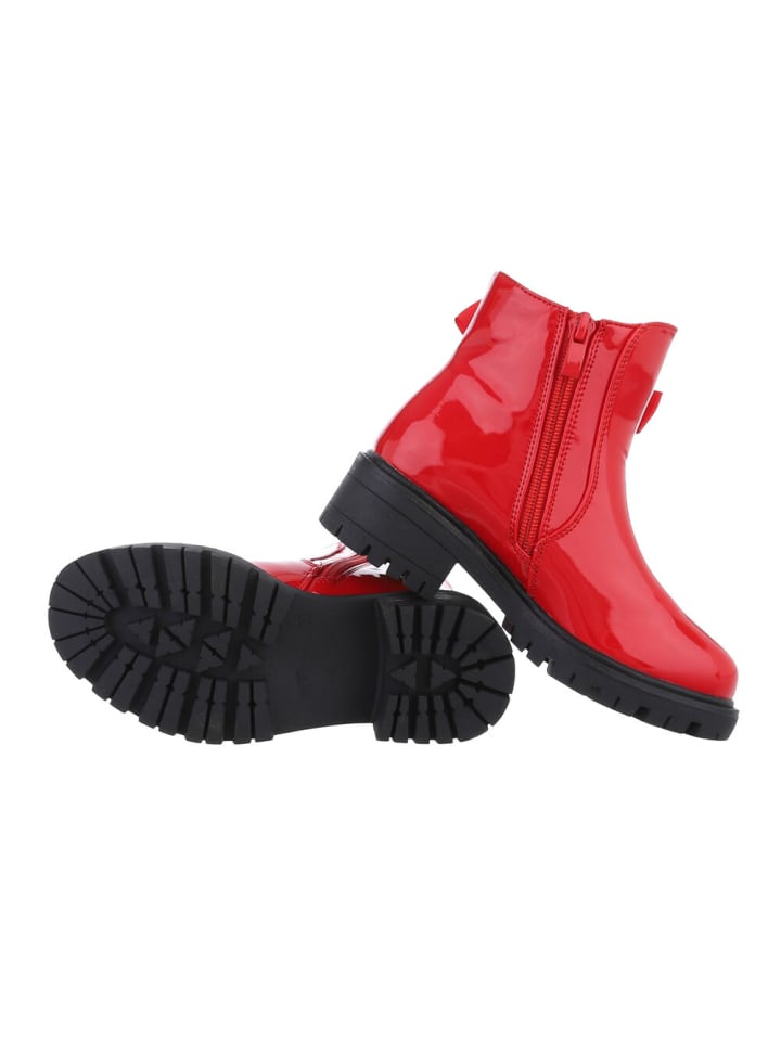 Ital-Design Stiefelette in Rot günstig kaufen
