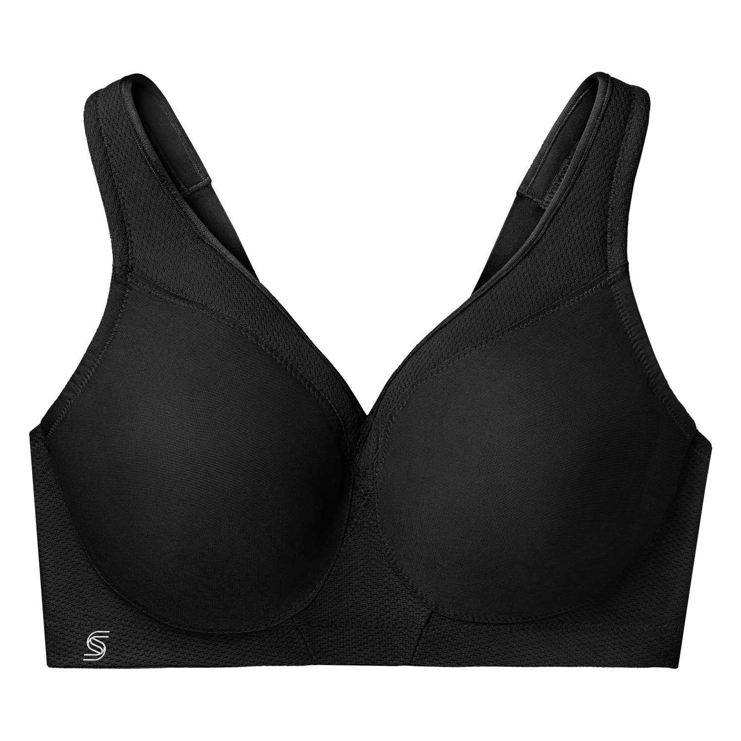 Nahtloser MagicLift-Sport-BH - Schwarz