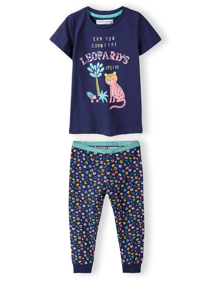 Minoti 2tlg. Outfit: Pyjama TG PYJ 27 in blau günstig kaufen