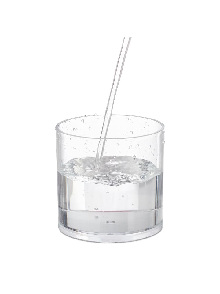 relaxdays 3er-Set: Wattestäbchen Aufbewahrung in Transparent günstig kaufen onesize