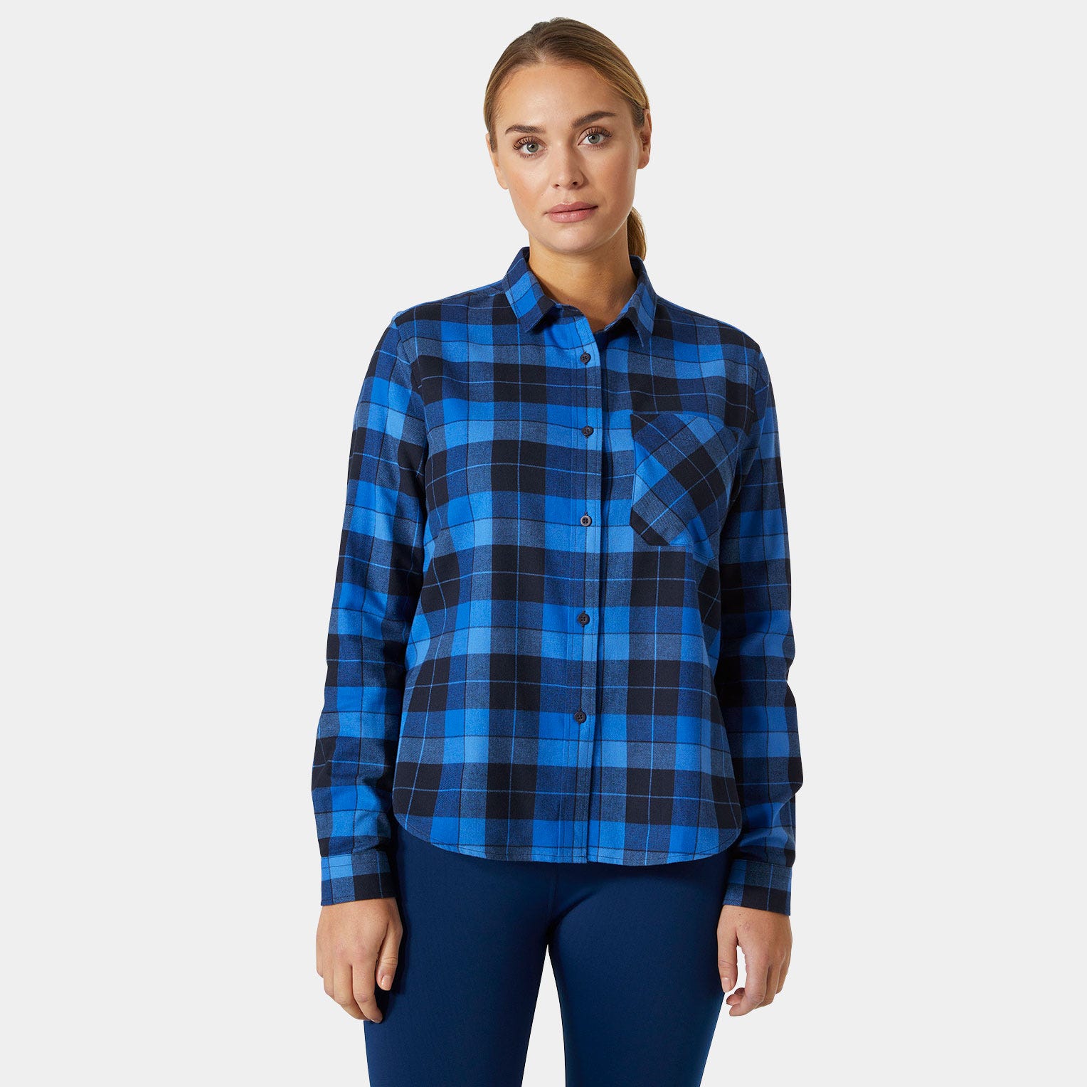 Women's Lokka Organic Flannel Long Sleeve Shirt