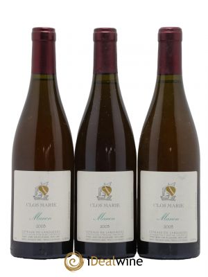 Languedoc Clos Marie Manon Christophe Peyrus et Françoise Julien  2003 - Lot de 3 Bouteilles