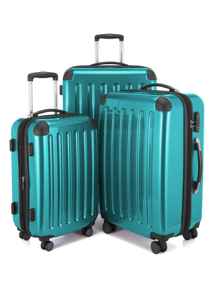 Hauptstadtkoffer Alex - 3er Koffer-Set, 4 Rollen, TSA in Türkis günstig kaufen S - L