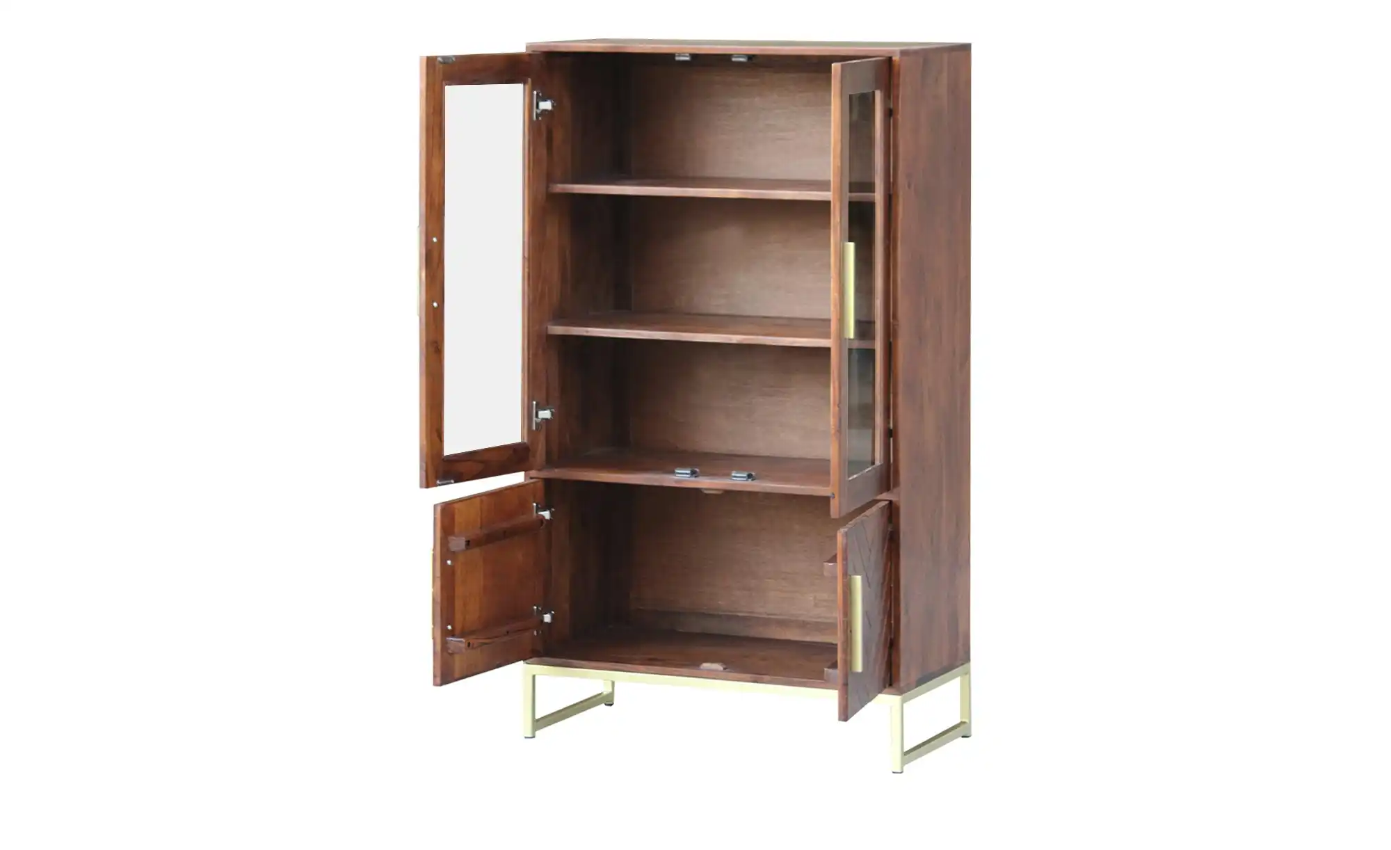 Vitrine aus Massivholz