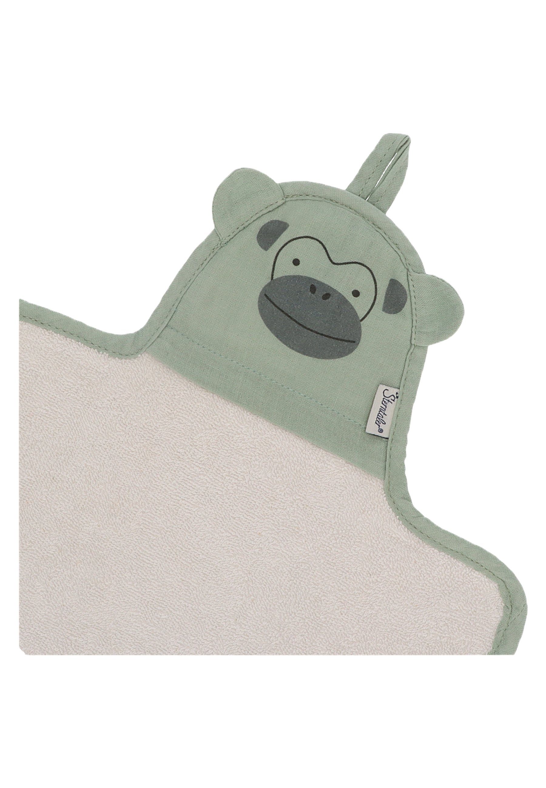 Sterntaler® Waschhandschuh Baby-Waschlappen Albert (Affe Albert, 1-tlg)