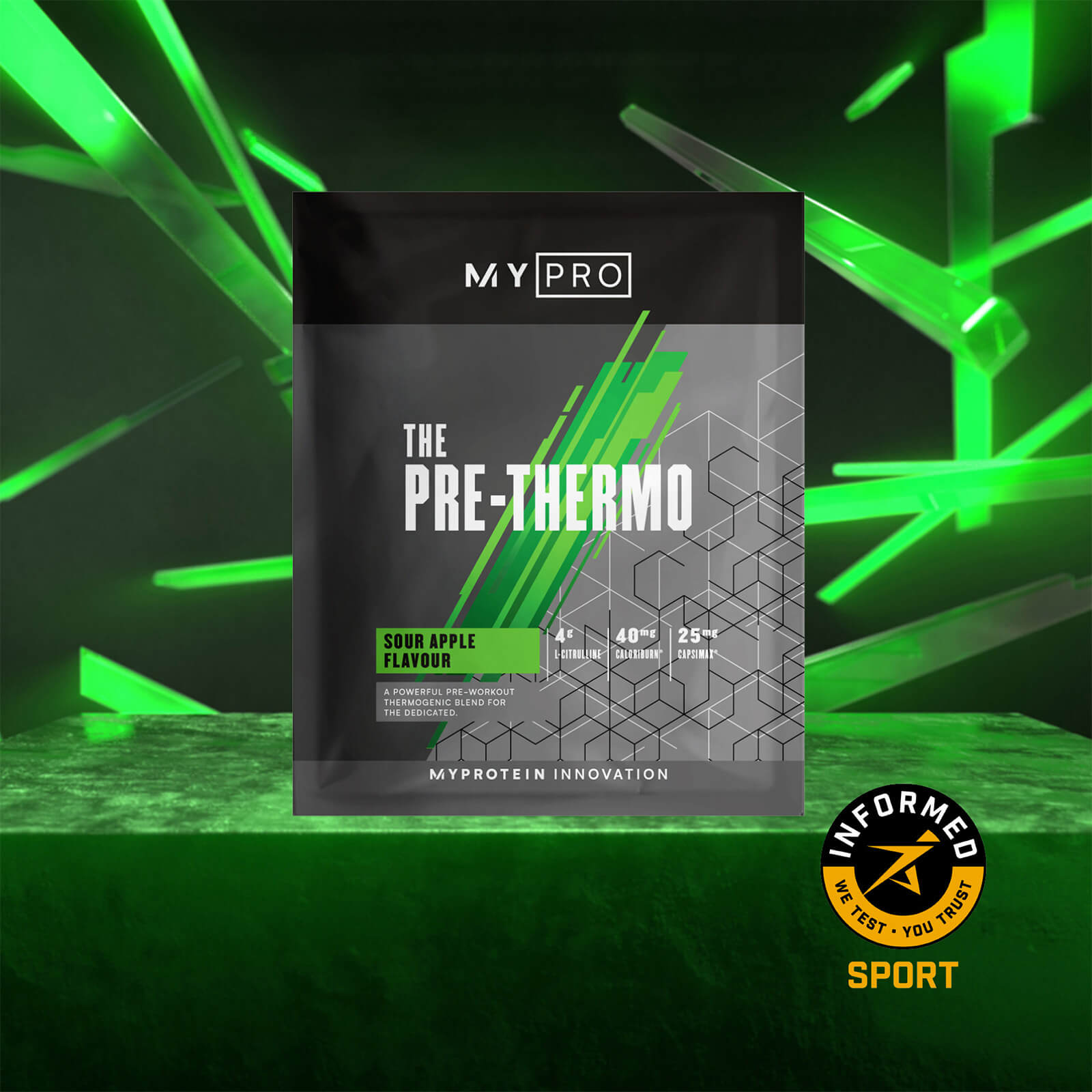 MyPRO Pre:Thermo, Sour Apple, 1 Serving