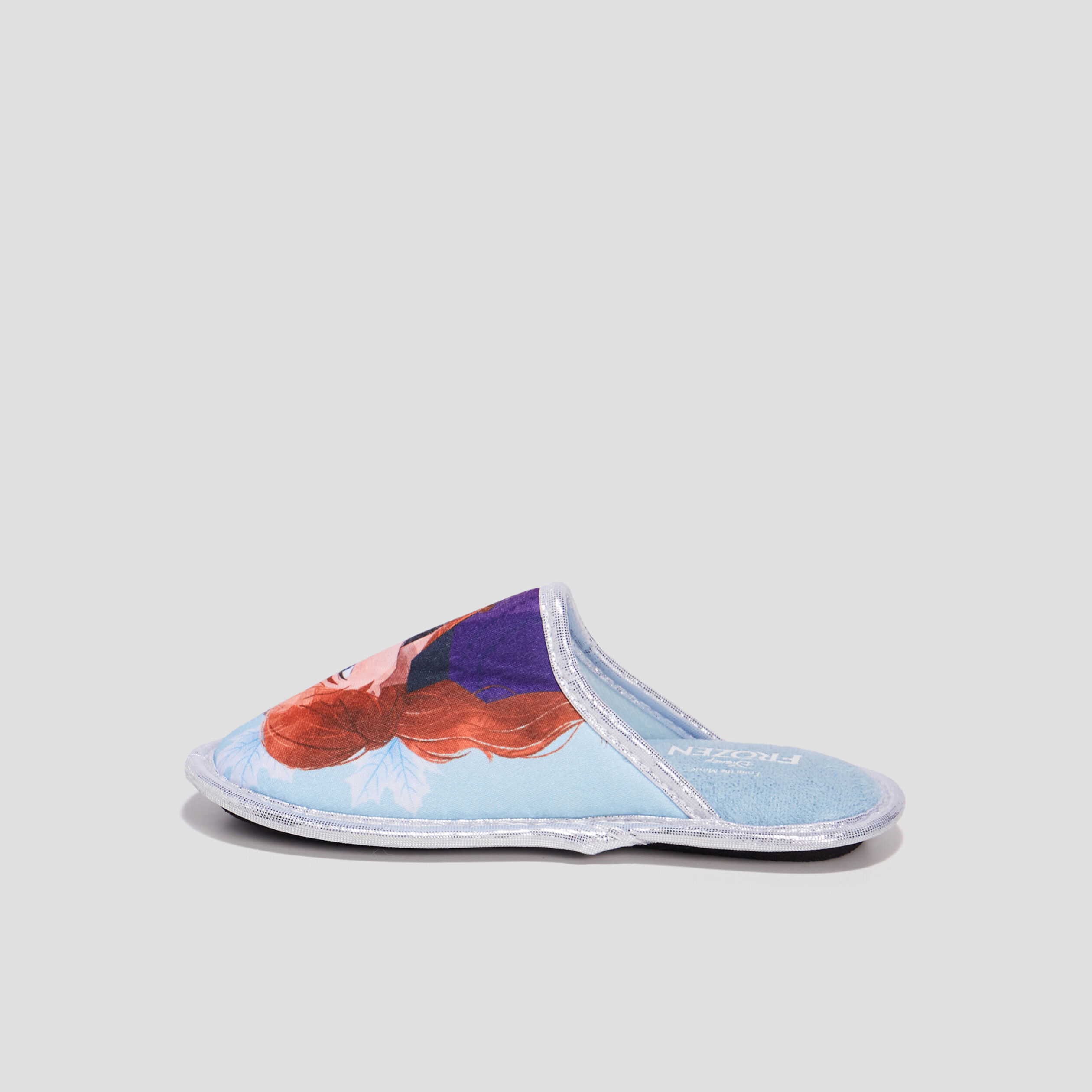 Chaussons mules Reine des neiges bleu fille | La Halle