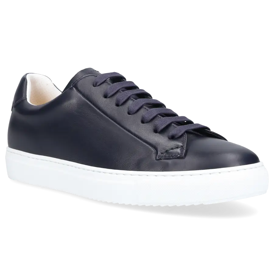 Doucal's - Sneaker low 1796 Kalbsleder - blau