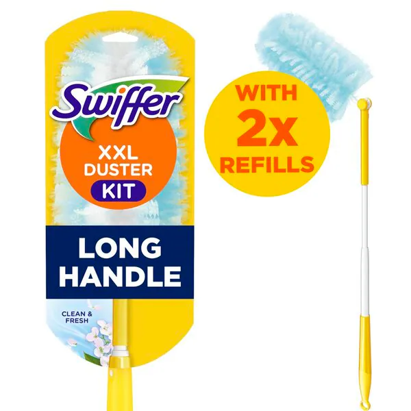 Swiffer Duster XXL aloituspakkaus 1 kahva 2 täyttöpakkausta