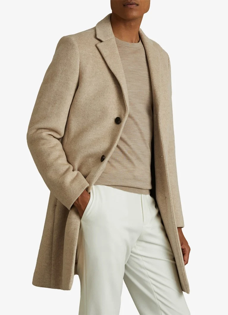 Cappotto Reiss Gable in misto lana con tasche laterali