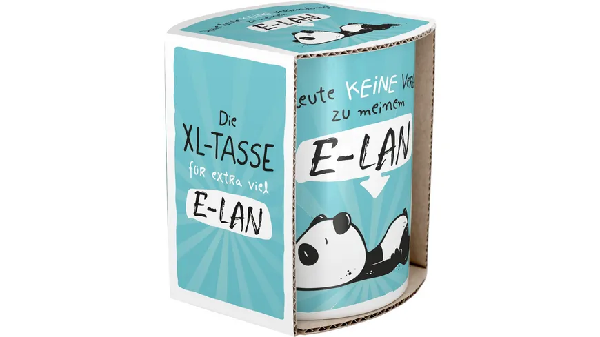 Hope und Gloria XL Jumbo-Tasse mit Panda-Motiv E-LAN 45673
