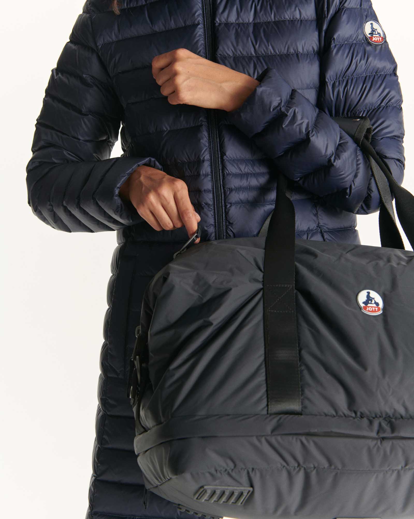 Sac week-end évolutif imperméable Noir Tarmac