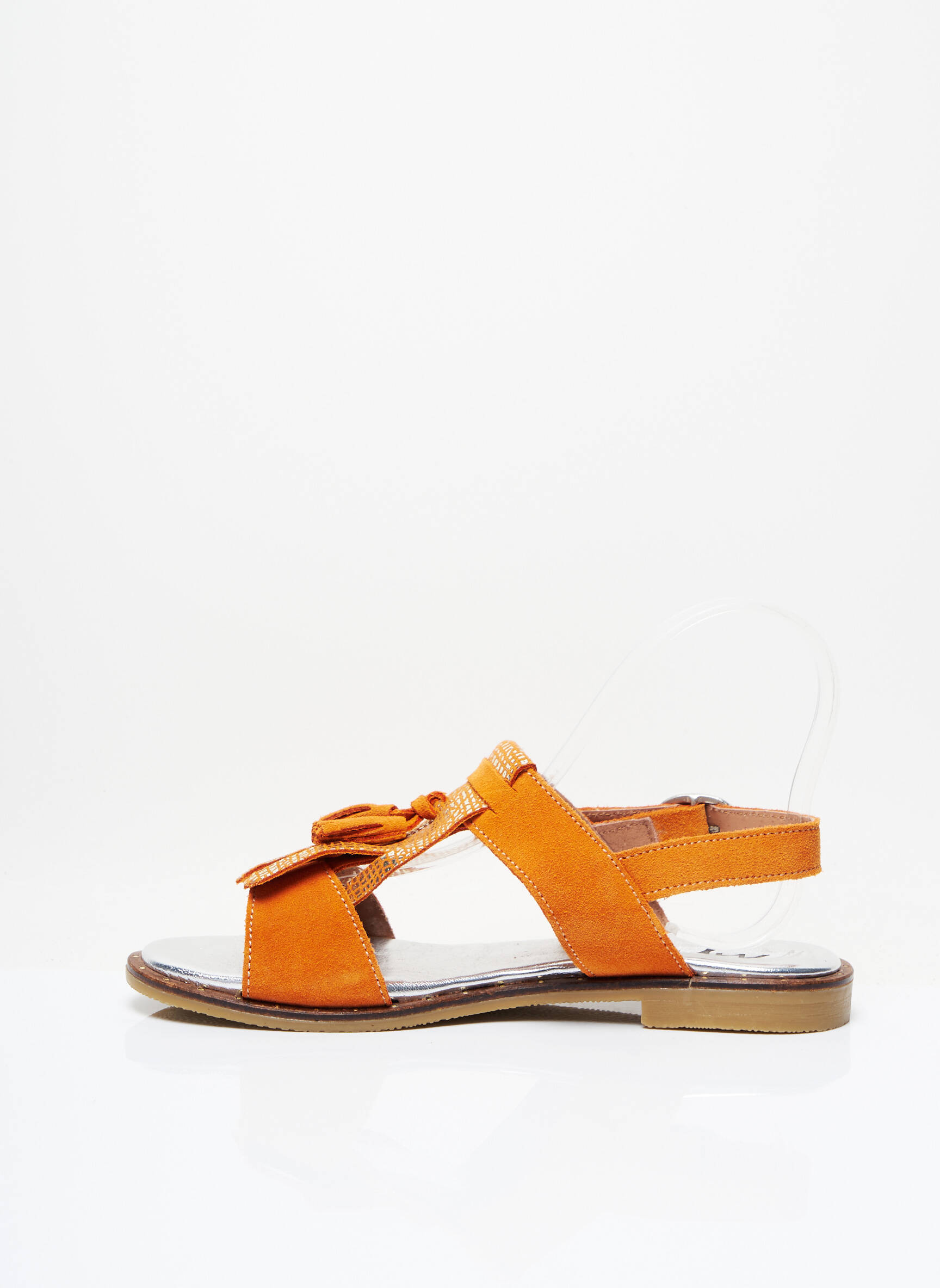 Myma Sandales Nu Pieds Femme couleur orange