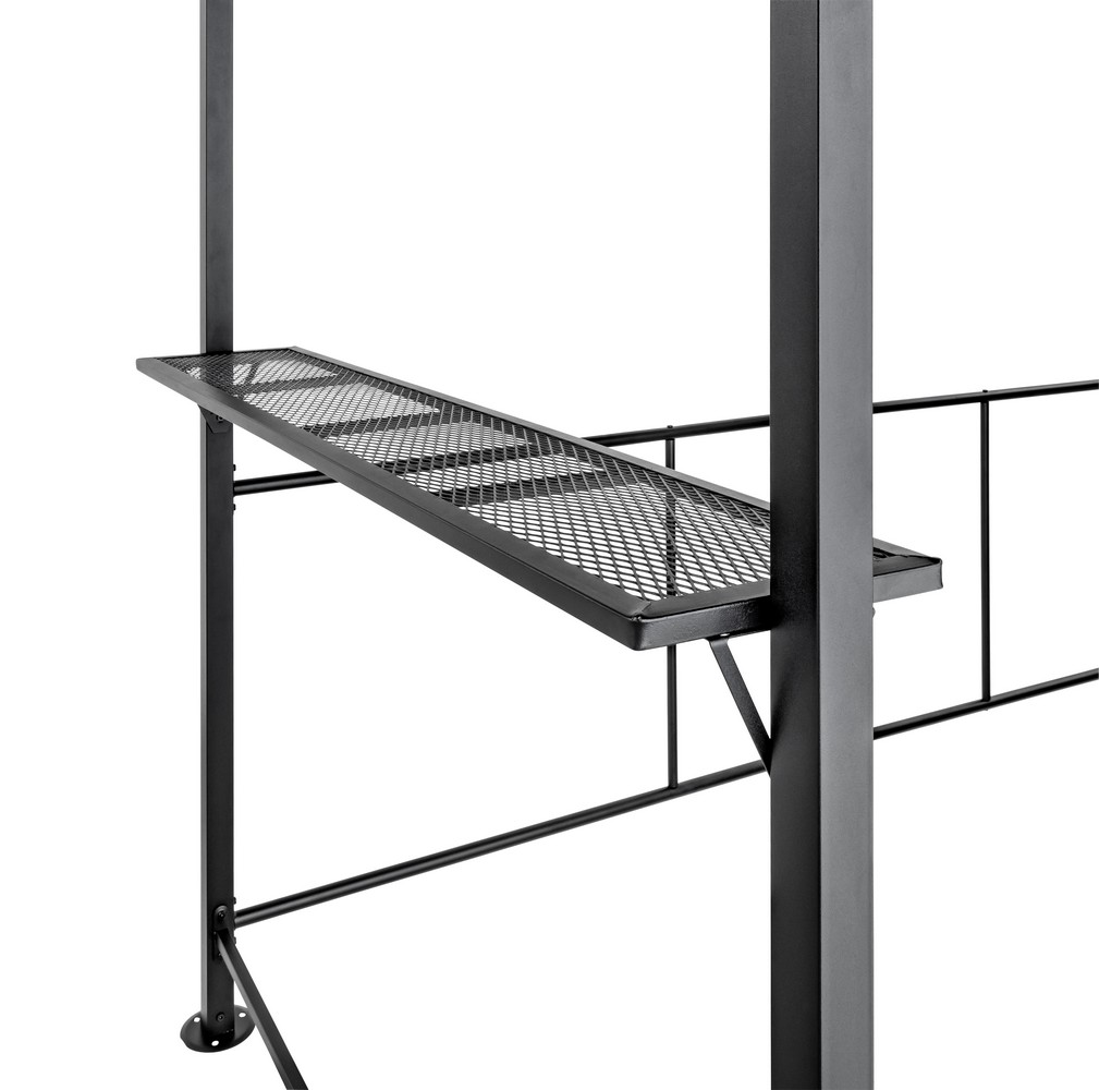 HC Home & Living Aluminium-Grillpavillon, ca. 165 x 275 x 235 cm - Anthrazit