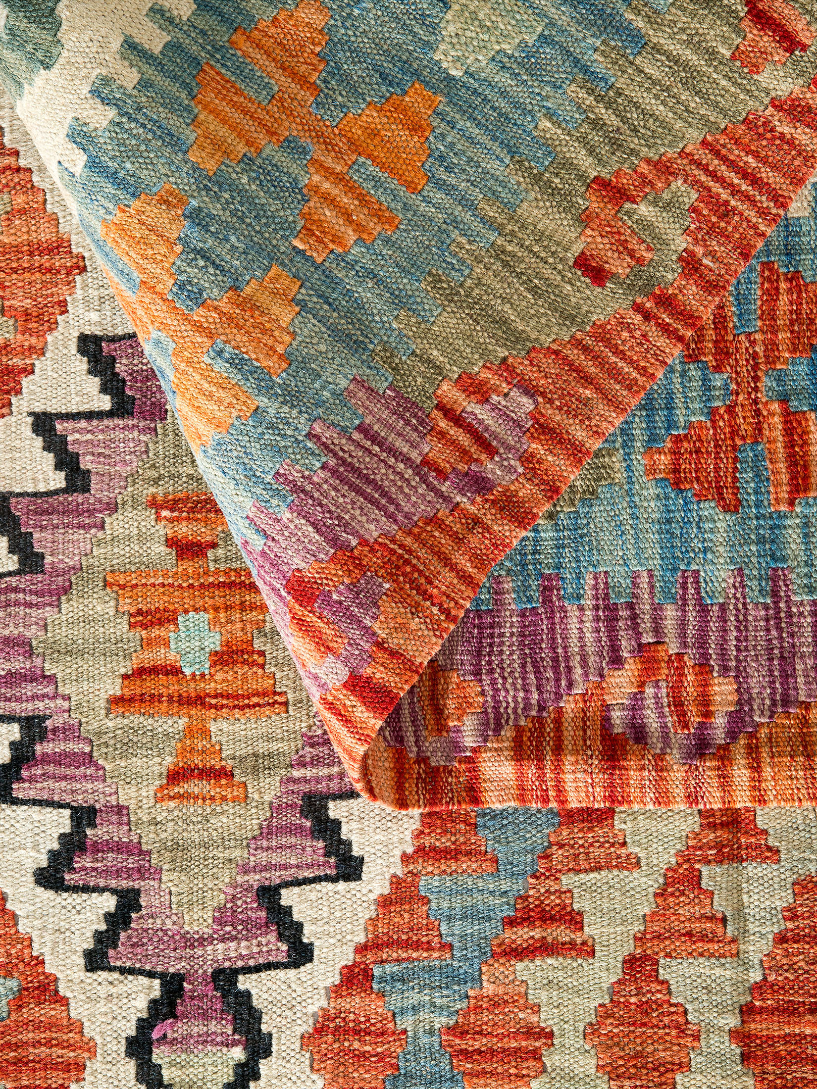 Afghan Kelim ca. 202 x 289 cm, Unikat / Einzelstück