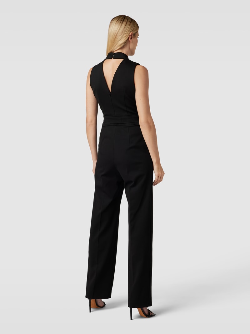 Jumpsuit mit Bügelfalten Modell 'Kisuse' in schwarz