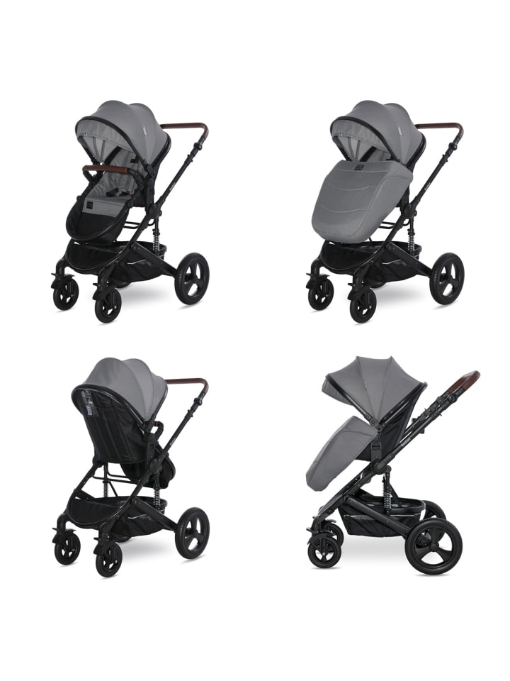 Lorelli Kombikinderwagen Boston 2 in 1 in grau günstig kaufen onesize